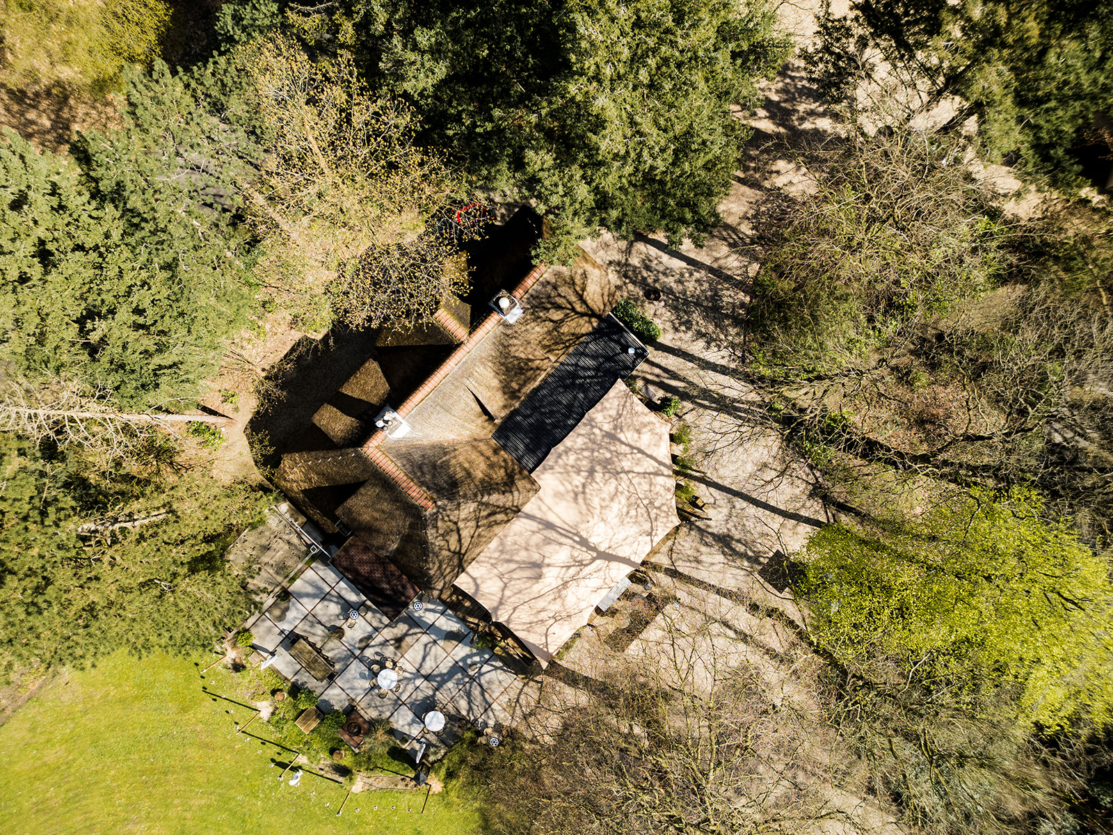 Terrace stretch tent venue