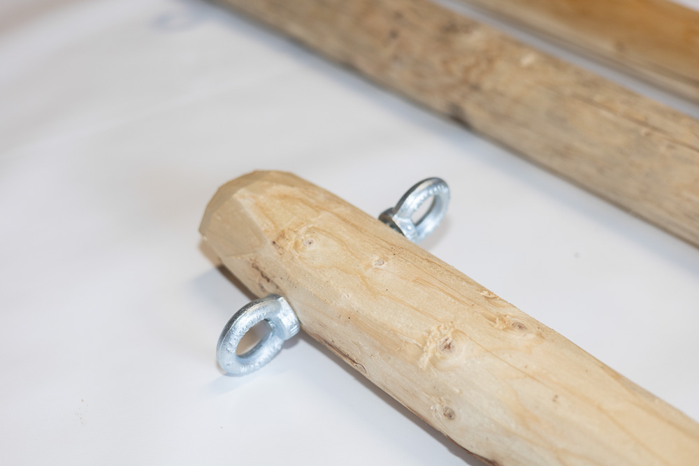 Wooden tent poles
